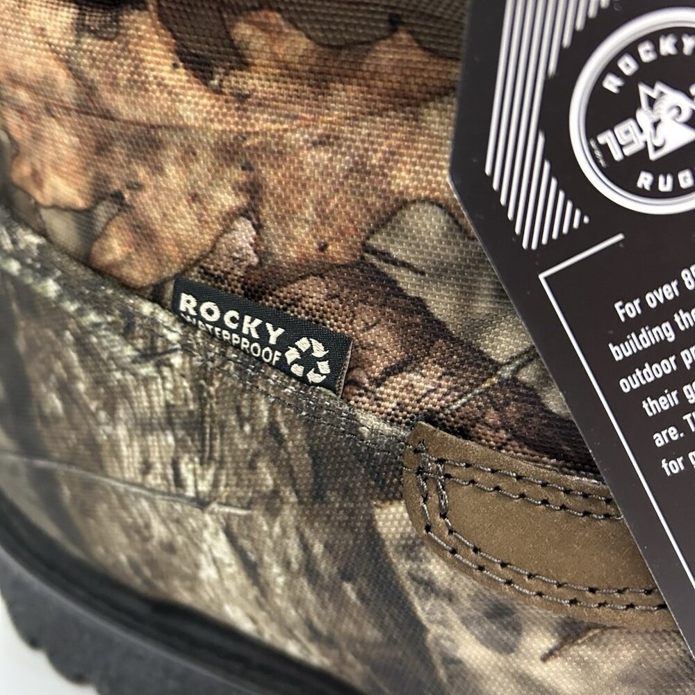 ROCKY LOW COUNTRY 16" WATERPROOF SIDE-ZIP SNAKE BOOTS RKS0232 Men’s Size 11W - Picture 16 of 16